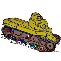 Раскраска Танк Т-24